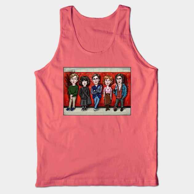 Breakfast Club Tank Top by mcillustrator